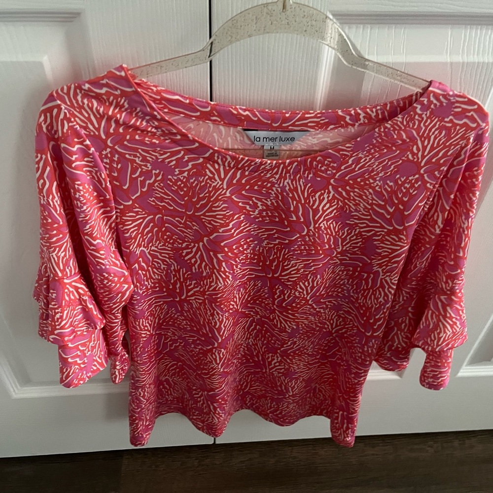 La mer luxe NWOT  Medium
pink, orange, white